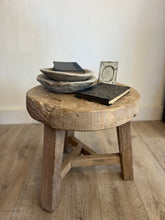 Load image into Gallery viewer, Vintage Wheel Table on Pedestal
