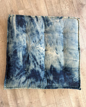 Load image into Gallery viewer, Large Indigo Floor Pillow
