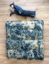 Load image into Gallery viewer, Large Indigo Floor Pillow
