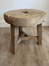 Load image into Gallery viewer, Vintage Wheel Table on Pedestal
