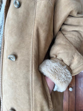 Load image into Gallery viewer, Vintage Shearling Suede Coat
