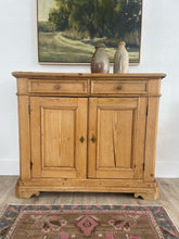 Load image into Gallery viewer, Antique Mexican Pine Credenza with Key
