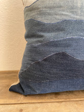 Load image into Gallery viewer, Colorblocks by C&amp;S Long&#39;s Peak Denim Pillow
