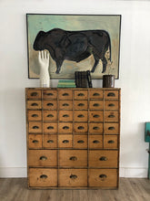 Load image into Gallery viewer, Vintage Pine Apothecary Cabinet
